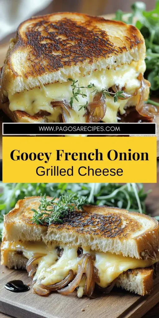 Indulge in the ultimate comfort food with this French Onion Grilled Cheese Sandwich recipe! Packed with gooey cheese, caramelized onions, and a touch of Dijon, this easy and tasty meal is perfect for impressing guests or enjoying a cozy night in. Discover how to master the art of caramelization for sweet, rich flavors, and explore delicious variations to make it your own. Click to reveal the full recipe and elevate your sandwich game!