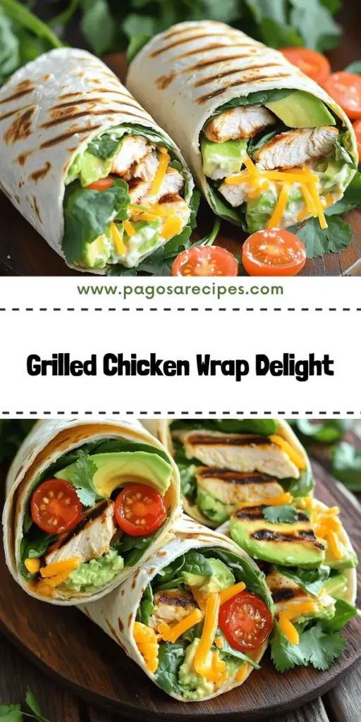 Elevate your lunch with my easy and delicious Grilled Chicken Avocado Ranch Wrap! Packed with tender chicken, creamy avocado, and zesty ranch dressing, this flavorful wrap is perfect for busy days or casual gatherings. Discover simple ingredients and step-by-step instructions to create a meal that delights your taste buds. Click through for the complete recipe and bring this tasty wrap to your table today!