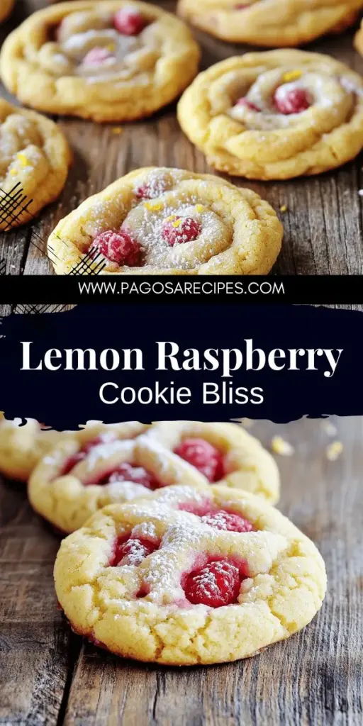 Whip up a batch of Lemon Raspberry Cookies, the perfect treat for any occasion! Bursting with zesty lemon flavor and sweet raspberries, these delightful cookies are easy to make and customizable for everyone. Our blog post guides you through essential ingredients, a simple step-by-step recipe, and handy tips to elevate your baking game. Click through to discover how to create these tasty treats that will impress family and friends!