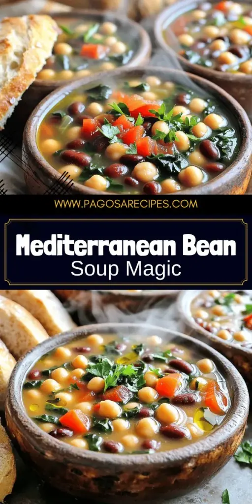 Warm your heart with a bowl of Savory Mediterranean Bean Soup Delight! This easy recipe combines delicious canned beans, fresh veggies, and vibrant herbs to create a flavorful meal that's both healthy and satisfying. Discover key ingredients, nutritional benefits, and creative variations to make it your own. Click through to explore the full recipe and elevate your soup game today! Savor every delicious spoonful!