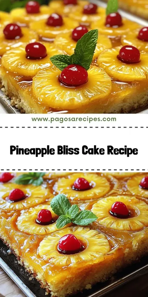 Bake a stunning Pineapple Upside Down Cake with this easy recipe that will wow your family and friends! You'll find simple ingredients and straightforward steps to whip up this delicious dessert topped with caramelized pineapples and cherries. Discover helpful tips for achieving the perfect texture and creative variations to make it your own. Click through to explore the full recipe and start your baking adventure today!