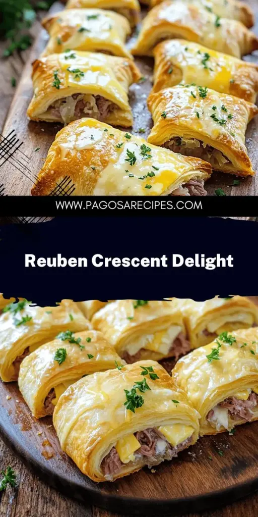 Looking for a delicious and easy meal to impress your family? Try the Reuben Crescent Bake! This savory dish combines gooey Swiss cheese, tender corned beef, and zesty sauerkraut, all wrapped in flaky crescent roll dough. Perfect for busy nights or gatherings, it's a crowd-pleaser that's quick to prepare. Click through to explore this flavorful recipe and discover tips for customizing and storing your bake! Enjoy a taste sensation tonight!