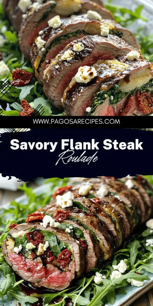 Impress your guests with a delicious flank steak roulade that is both savory and flavorful! This easy-to-follow guide covers everything from selecting the right ingredients, like fresh spinach and sun-dried tomatoes, to expert cooking tips for perfect results. Ready to embark on this culinary adventure? Click through for the full recipe and create a stunning dish that will have everyone coming back for seconds!