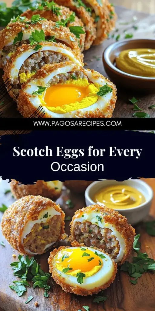 Discover the delightful world of Scotch Eggs with this creative guide that highlights their rich history and mouthwatering variations! Perfect for brunch, picnics, or parties, Scotch Eggs can be made in many styles—from traditional recipes to vegetarian options and spicy twists. Join us as we explore easy recipes, serving suggestions, and the best dips to pair with these tasty bites. Click through to dive into the full recipe and elevate your gatherings with these savory snacks!