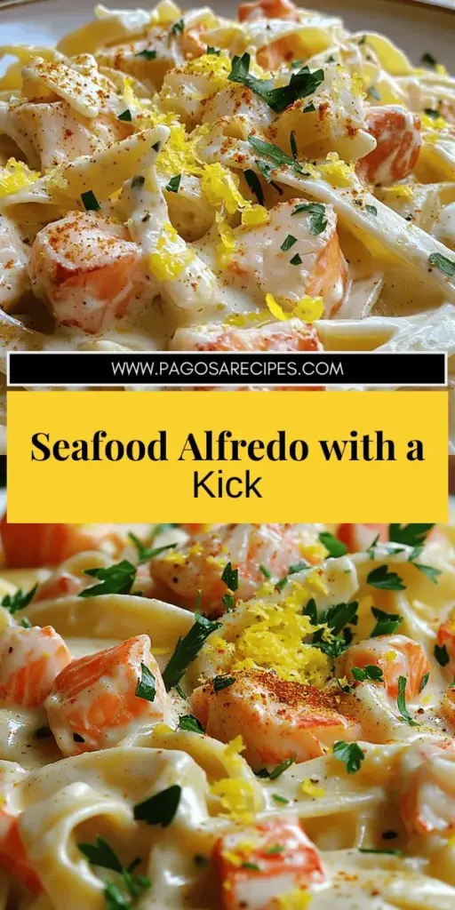 Elevate your pasta night with the best recipe for Cajun Lobster, Crab, and Salmon Alfredo Delight! This seafood masterpiece combines rich flavors and creamy goodness, making it a perfect treat for any occasion. Easy-to-follow instructions and fresh ingredients ensure you'll wow your family or guests in no time. Don’t miss out on this delicious dish—click through to explore the full recipe and get ready to indulge in a flavorful seafood feast!
