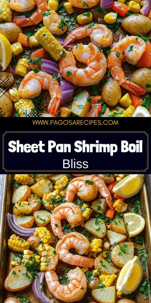 Satisfy your seafood cravings with this easy and flavorful Sheet Pan Shrimp Boil! Packed with fresh ingredients like shrimp, potatoes, and corn, this recipe is perfect for busy nights and family gatherings. With simple steps and quick prep, you can impress everyone around your table. Dive into this delightful dish and inspire your next meal - click through for the complete recipe and start cooking today!