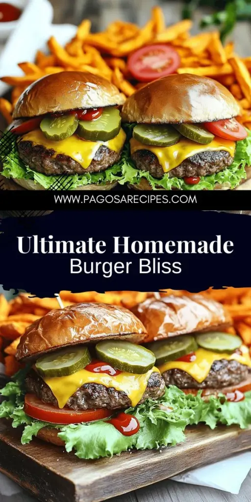 Elevate your grilling game with this classic homemade beef burger delight that’s juicy, mouthwatering, and guaranteed to impress! Learn how to choose the best ingredients, season your patties for maximum flavor, and assemble the perfect toppings to create a delicious masterpiece. Whether you’re cooking for family or friends, this guide has you covered. Click through to explore the full recipe and savor every bite of your homemade creation!
