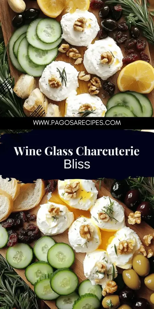 Impress your guests with a delicious Wine Glass Charcuterie Topper that's both simple to make and visually stunning! This delightful treat combines creamy cheeses, crunchy nuts, and sweet garnishes, perfect for pairing with your favorite wine. Discover step-by-step instructions to create this unique appetizer that will elevate any gathering. Dive into the full recipe now and take your hosting skills to the next level!