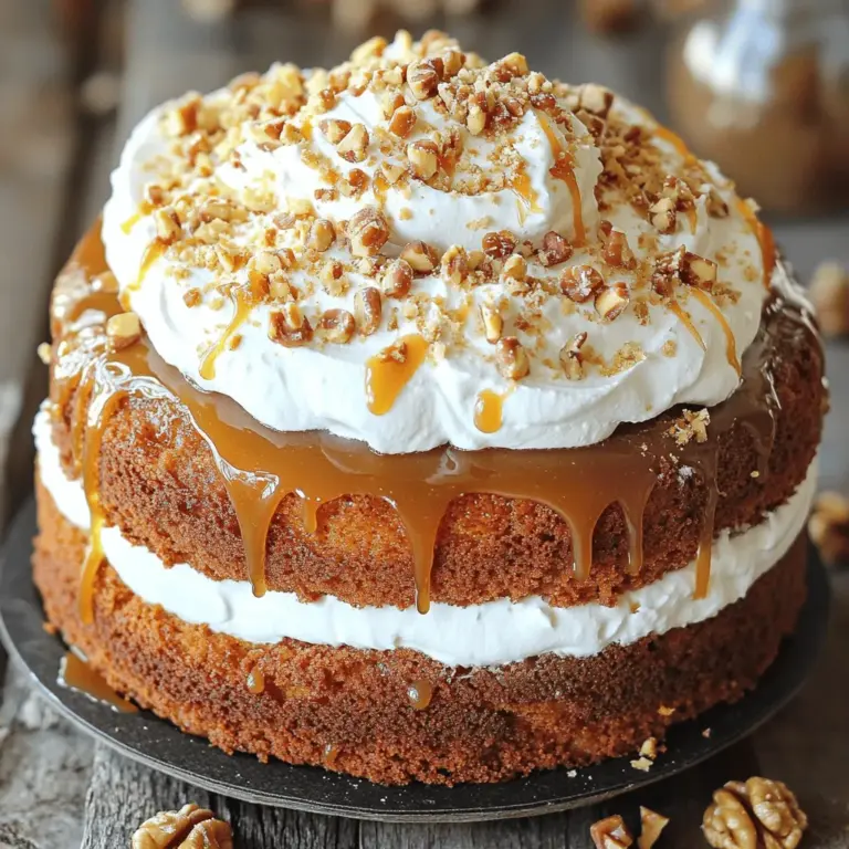 Caramel Toffee Crunch Cake is a fun dessert. It has layers of sweet cake, creamy whipped cream, and rich caramel. You will love how easy it is to make this cake.