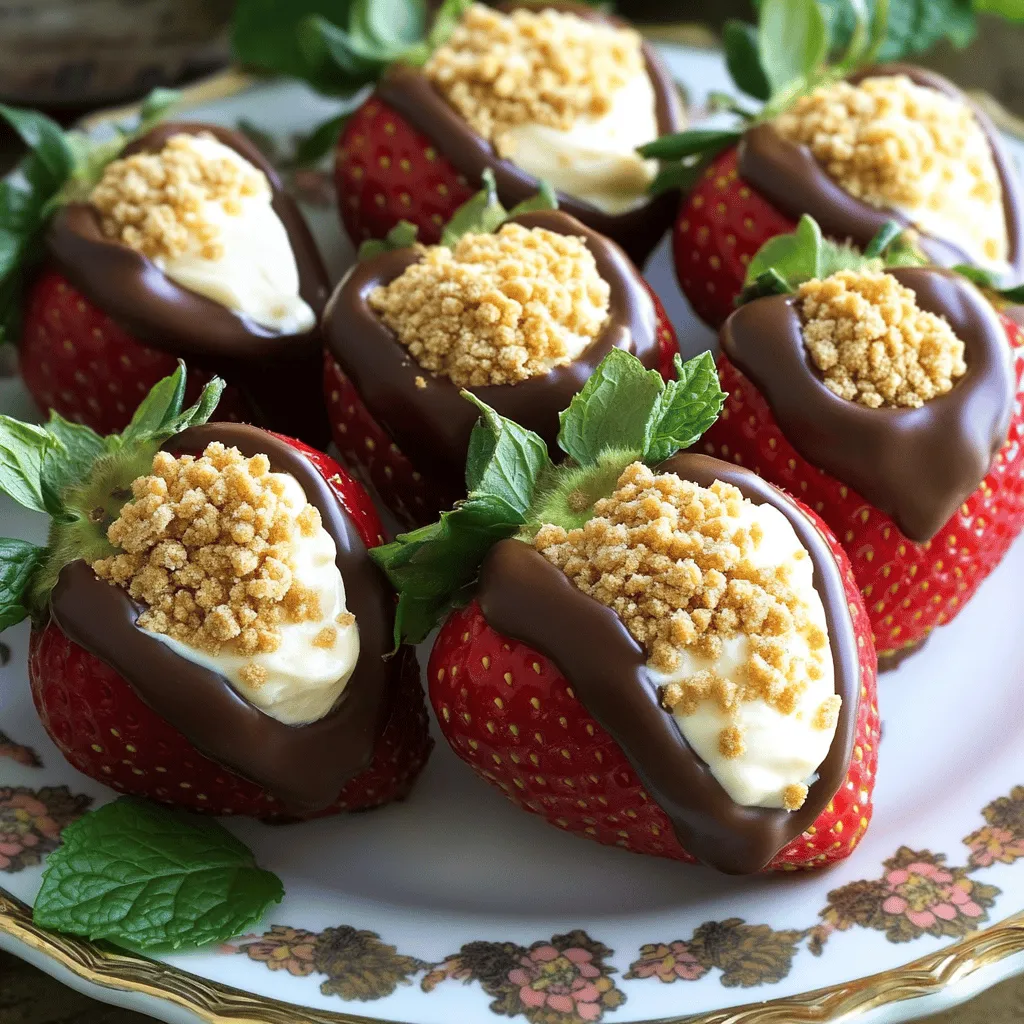 When making chocolate covered cheesecake strawberries, you need to gather some tasty items. Here’s what you’ll need: