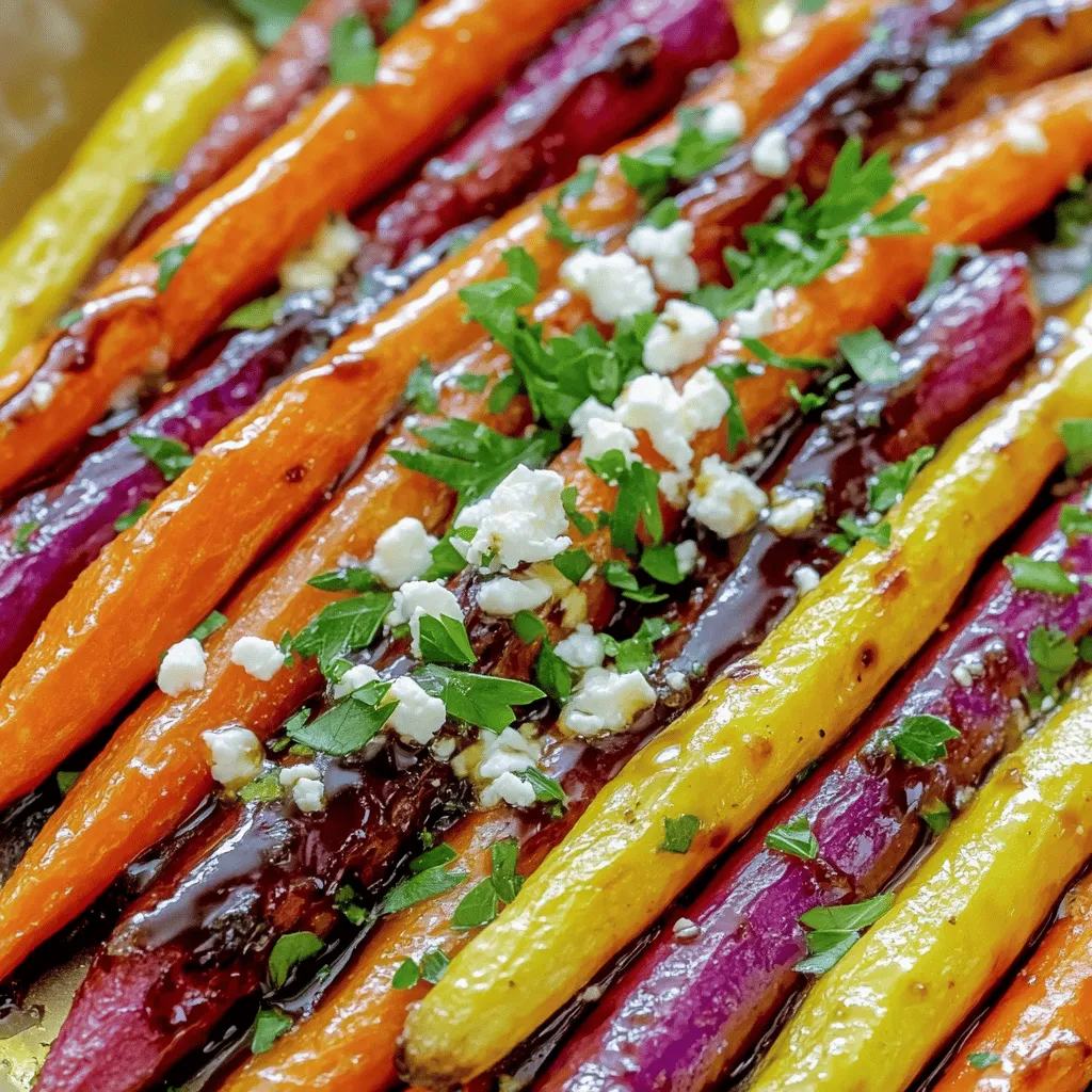 To make balsamic roasted carrots, gather these items: