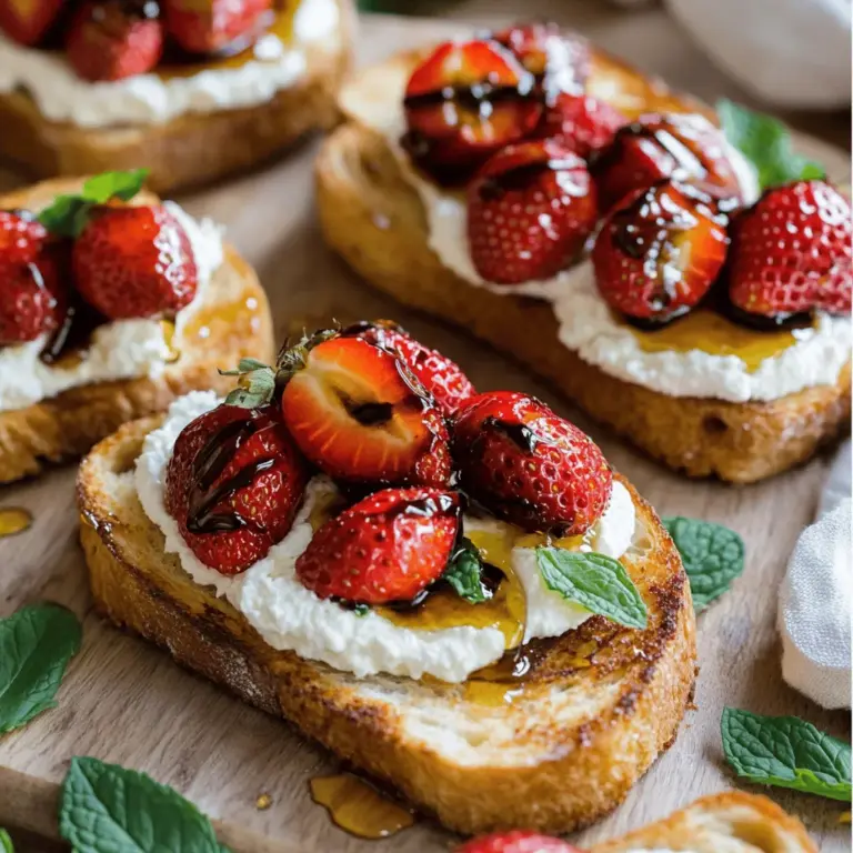 - Fresh strawberries (1 cup) - Ricotta cheese (1 cup) - Heavy cream (2 tablespoons)