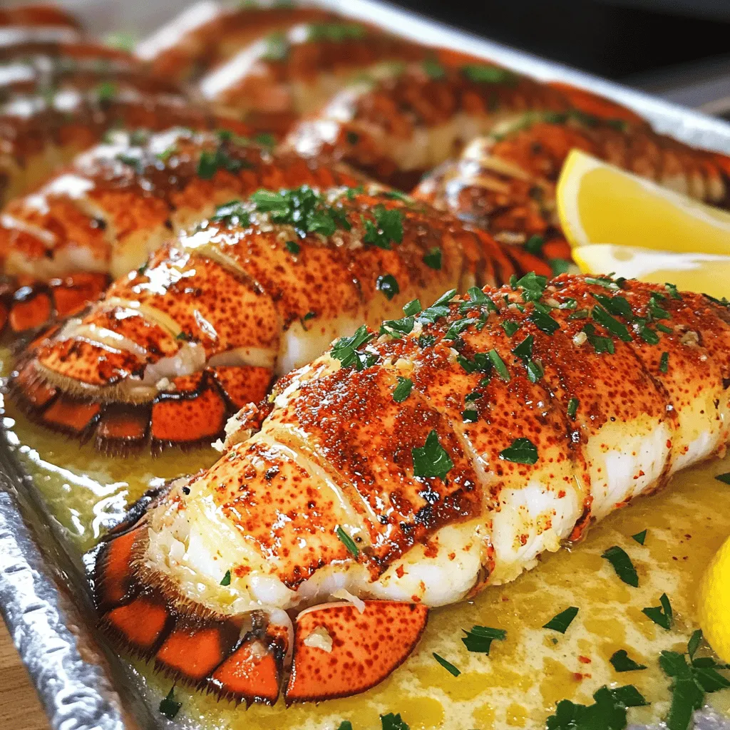 To make your lobster tails shine, you need a few key items: