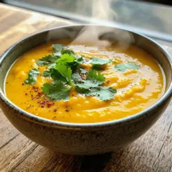 Spicy Ginger Sweet Potato Soup Cozy and Comforting Dish