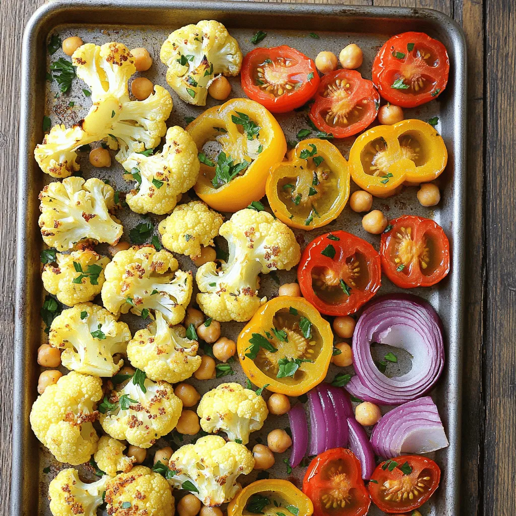 Crispy Cauliflower Sheet Pan Dinner Easy and Tasty