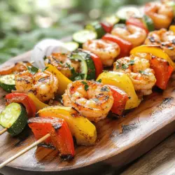 Healthy Cajun Shrimp Skewers Simple and Tasty Recipe