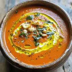 Creamy Tomato Basil Soup Flavorful and Easy Recipe