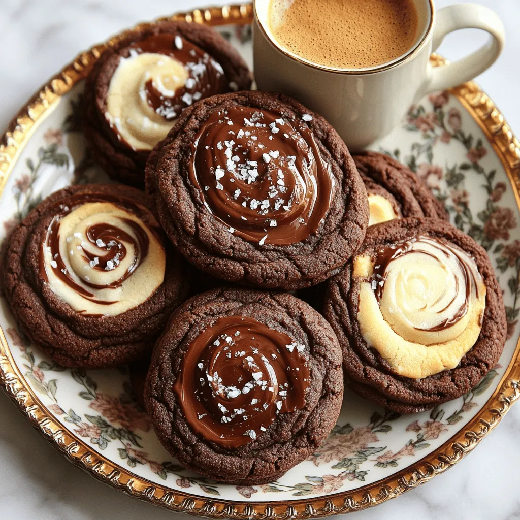 To make these tasty Double Chocolate Mocha Cookies, gather these items: - 1 cup all-purpose flour - 1/2 cup unsweetened cocoa powder - 1/2 teaspoon baking soda - 1/4 teaspoon salt - 1/2 cup unsalted butter, softened - 1 cup brown sugar, packed - 1/4 cup granulated sugar - 1 large egg - 1 teaspoon vanilla extract - 1 tablespoon brewed espresso (or strong coffee) - 1 cup semi-sweet chocolate chips - 1/2 cup white chocolate chips - Sea salt for sprinkling (optional) Use a dry measuring cup for flour and cocoa powder. Level the top with a knife for accuracy. When measuring butter, use the wrapper markings for ease. For sugars, pack the brown sugar tightly into the cup for the right texture. Use a standard large egg for best results. Measure espresso with a tablespoon for a strong coffee kick. To take your cookies up a notch, try adding: - 1/2 teaspoon cinnamon for warmth - 1/4 cup chopped nuts, like walnuts or pecans, for crunch - A splash of almond extract for a nutty twist These extras can give your cookies a unique flair. First, gather your ingredients. You need flour, cocoa powder, baking soda, salt, butter, sugars, an egg, vanilla, espresso, and chocolate chips. This recipe is simple and quick. Prep time is only 15 minutes. 1. Preheat your oven to 350°F (175°C). Line a baking sheet with parchment paper. 2. In a medium bowl, whisk the flour, cocoa powder, baking soda, and salt. Set this mix aside. 3. In a large bowl, cream the softened butter, brown sugar, and granulated sugar. Mix until light and fluffy. 4. Add the egg, vanilla extract, and brewed espresso. Beat until everything is well combined. 5. Gradually add the dry ingredients to the wet mixture. Mix just until combined. 6. Fold in the semi-sweet and white chocolate chips. Make sure they are evenly mixed. 7. Use a cookie scoop or tablespoon to drop dough onto the baking sheet. Leave space between each cookie. 8. Optionally, sprinkle sea salt on top of each cookie before baking. 9. Bake for 10-12 minutes. The edges should be set but the centers soft. 10. After baking, let the cookies cool on the sheet for 5 minutes. Then, transfer them to a wire rack to cool completely. Once cooled, you can serve these cookies right away. They go great with a cup of coffee or espresso. For a special touch, arrange them on a nice plate and dust with powdered sugar. This makes a lovely treat for guests! Avoiding mistakes in baking can make a big difference. Here are some common errors: - Not measuring ingredients: Always use the right tools to measure flour and sugar. - Overmixing the dough: Mix just until combined to keep cookies soft. - Using cold butter: Make sure your butter is softened for a creamy blend. - Not preheating the oven: Always preheat for even baking. Getting the perfect cookie is all about balance. Here are some tips: - Use good quality chocolate: It enhances the flavor greatly. - Add a pinch of sea salt: This brings out the chocolate's richness. - Don’t skip the espresso: It boosts the chocolate flavor in a lovely way. - Let the dough chill: Chilling for 30 minutes helps the cookies hold shape. Having the right tools makes baking easier. Here are my must-haves: - Mixing bowls: A set of various sizes will help you combine ingredients. - Cookie scoop: This helps form evenly-sized cookies. - Parchment paper: Use it to line your baking sheets for easy cleanup. - Cooling rack: This allows cookies to cool evenly and maintain texture. For the full recipe, be sure to check out the detailed steps to make these delicious double chocolate mocha cookies! {{image_2}} You can make these cookies gluten-free by using a gluten-free flour blend. Look for blends that include xanthan gum. This helps give the cookies a good texture. Be sure to check if the cocoa powder is also gluten-free. You can use the same amount of gluten-free flour as all-purpose flour in the recipe. Boost the flavor with some fun add-ins. Try adding nuts like walnuts or pecans for a crunchy twist. You can also mix in dried fruit, like cherries or cranberries, to add a touch of tartness. For a spicy kick, add a dash of cinnamon or cayenne pepper. These additions can really change the flavor and make each bite exciting. You can switch up the chocolate types for different tastes. Instead of semi-sweet chocolate chips, try dark chocolate chips for a richer flavor. If you prefer a milder taste, use milk chocolate chips. Feel free to mix and match. You can even use flavored chocolate, like mint or orange, for a unique twist. Each type of chocolate will bring its own charm to your cookies. For more details, check the Full Recipe. To keep your Double Chocolate Mocha Cookies fresh, use an airtight container. Place a piece of bread in the container with the cookies. The bread helps keep the cookies soft. Store them at room temperature for up to a week. If you want them to last longer, consider refrigerating them. Just remember to bring them back to room temperature before enjoying. These cookies freeze well, making them perfect for later treats. First, let the cookies cool completely. Then, place them in a single layer on a baking sheet. Freeze them for about two hours. Once frozen, transfer the cookies to a freezer-safe bag. Label the bag with the date. They can stay fresh for up to three months in the freezer. To enjoy your cookies warm, preheat your oven to 350°F (175°C). Place the cookies on a baking sheet lined with parchment paper. Heat them for about 5 to 7 minutes. This will bring back their soft, gooey texture. You can also microwave them for about 10 seconds if you want a quick treat. Enjoy them fresh, just like when you first baked them! For the full recipe, check back and make these delightful treats again. To make Double Chocolate Mocha Cookies, follow these simple steps: 1. Preheat your oven to 350°F (175°C) and line a baking sheet with parchment paper. 2. In a bowl, whisk together flour, cocoa powder, baking soda, and salt. 3. In another bowl, cream softened butter, brown sugar, and granulated sugar. 4. Add the egg, vanilla, and brewed espresso. Mix until smooth. 5. Gradually add the dry mix and stir until just combined. 6. Fold in semi-sweet and white chocolate chips. 7. Scoop dough onto the baking sheet, leaving space between each. 8. Optionally, sprinkle a little sea salt on each cookie. 9. Bake for 10-12 minutes. The edges should be set, and the centers soft. 10. Cool cookies on the sheet for 5 minutes before moving them to a wire rack. This recipe yields about 24 cookies, perfect for sharing or enjoying at home. Yes, you can substitute espresso with strong brewed coffee. The flavor will change a bit but will still be delicious. If you want less caffeine, use decaffeinated coffee. You can also skip it entirely for a pure chocolate cookie. Just know that the mocha flavor will be missing. The chewiness of these cookies comes from the butter and sugars. If you want chewy cookies, bake them just until the edges set. The centers should stay soft. For crunchier cookies, bake a little longer until the centers firm up. Here are some extra tips: - Use more brown sugar for chewiness. - Use less flour to keep them soft. - Let the dough chill for a while to enhance flavors. Feel free to explore these options for your perfect cookie! This post covered the complete process for baking delicious Double Chocolate Mocha Cookies. We discussed the key ingredients and measurements, plus some optional extras for better flavor. The step-by-step instructions guide you from prep to serving. I shared tips to avoid common baking mistakes and enhance texture. We explored variations, including gluten-free options and storage tips. With this knowledge, you can bake amazing cookies every time. Enjoy the process and share your creations!