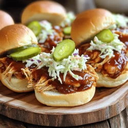 Instant Pot BBQ Chicken Sliders Easy and Flavorful Meal