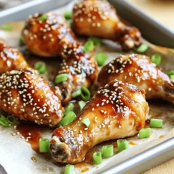 Baked Teriyaki Drumsticks Savory and Flavorful Meal