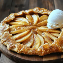 - 3 medium apples (Granny Smith or Honeycrisp) - 1 tablespoon lemon juice - 1/4 cup brown sugar - 1 teaspoon ground cinnamon - 1 tablespoon all-purpose flour - 1 pre-made or homemade pie crust - 1 egg (for egg wash) - 1 tablespoon granulated sugar (for topping) - Optional: Vanilla ice cream for serving When making cinnamon sugar apple galettes, I choose the best ingredients. The apples are key. I love using Granny Smith or Honeycrisp apples. They add a nice tartness that balances the sweet flavors. Lemon juice keeps the apples bright and fresh. It adds flavor and prevents browning. Brown sugar brings out the natural sweetness of the apples. Ground cinnamon gives a warm, cozy taste that makes these galettes special. All-purpose flour helps thicken the filling. It keeps the juices from making the crust soggy. For the crust, I recommend a pre-made option for ease. If you’re feeling adventurous, you can make your own. The egg wash gives the crust a beautiful golden color. Sprinkling granulated sugar on top adds a nice crunch. And for that extra treat, serve these galettes with a scoop of vanilla ice cream. It melts and makes the dessert even more delightful. Gather these ingredients, and you’re ready to create a delicious dessert that will impress anyone! - Preheating the Oven and Setting Up First, set your oven to 375°F (190°C). This is the perfect heat for our galettes. Line a baking sheet with parchment paper to prevent sticking. - Preparing the Apple Filling In a large bowl, toss three thinly sliced apples with one tablespoon of lemon juice. Add 1/4 cup of brown sugar, 1 teaspoon of ground cinnamon, and 1 tablespoon of flour. Mix it well and let it sit for about 10 minutes. This helps the apples soak up the flavors. - Rolling Out the Pie Crust Take your pre-made pie crust and roll it out on a lightly floured surface. Aim for about 1/8 inch thick. Cut it into two large circles, around 8 inches each. This will be the base for your galettes. - Creating the Galette Base Place each pie crust circle on your lined baking sheet. Make a border of about 1 inch around the edge. Leave the center open for your apple filling. - Adding the Apple Filling Take half of the apple mixture and place it in the center of each circle. Spread it out, but keep space around the edges for folding. - Folding the Edges and Egg Wash Gently fold the edges of the pie crust over the apple filling. Create small pleats all around. In a bowl, whisk one egg to make the egg wash. Brush it onto the crust edges. Finally, sprinkle granulated sugar for a sweet crunch. - Baking Time and Temperature Bake your galettes in the preheated oven for 30 to 35 minutes. Look for a golden brown crust and tender apples. This means they are done. - Cooling Instructions Once baked, take them out and let them cool slightly. This helps set the filling and makes slicing easier. Enjoy your delicious galettes! Choosing the right apples makes a big difference. I recommend using a mix of Granny Smith and Honeycrisp apples. - Granny Smith: They add a nice tartness that balances the sweetness. - Honeycrisp: They provide a sweet, juicy crunch that enhances flavor. Combining these two gives you the best taste and texture. You can also try Fuji or Braeburn apples for a different twist. Rolling out the pie crust can be simple. Start with a cold crust. Dust your surface with flour to keep it from sticking. - Roll it out to about 1/8 inch thick. - Aim for even thickness to bake nicely. To achieve a flaky texture, keep your dough cold. You can even use a few small pieces of butter in the crust. This creates layers that flake nicely when baked. You can elevate the flavor with a few extra spices. A pinch of nutmeg or allspice can add warmth. - Nutmeg: It pairs well with apples. - Allspice: It gives a cozy, autumn flavor. For sweetening adjustments, consider using maple syrup or honey. These can add a unique twist to your galettes. Adjust the amount based on your taste preferences. Don't be afraid to experiment! {{image_2}} You can make your galettes even better with different fillings. - Adding Nuts or Raisins: Chopped walnuts or pecans add a nice crunch. Sweet raisins bring a chewy texture. Mix a handful into your apple filling for extra joy. - Other Fruits to Consider: Apples are great, but you can use other fruits too. Peaches, pears, or berries work well. Just adjust the sugar based on the fruit's sweetness. The crust can change your galette's flavor and texture. - Gluten-Free Pie Crust Alternatives: If you need a gluten-free option, look for ready-made gluten-free crusts. You can also use almond flour or oat flour to make your own crust. - Making Your Own Pie Crust: Making a crust at home is easy. Just mix flour, cold butter, and a pinch of salt. Add water slowly until you form a dough. Chill it for 30 minutes before rolling. How you serve your galette can make it special. - Pairing with Different Ice Cream Flavors: Vanilla is classic, but try cinnamon or caramel ice cream. The warm galette and cold ice cream create a delightful contrast. - Serving with Whipped Cream or Caramel Sauce: A dollop of whipped cream adds lightness. Drizzling caramel sauce brings a sweet touch that pairs perfectly with the apples. Refrigeration Tips If you have leftover galettes, place them in an airtight container. Store in the fridge for up to three days. Make sure to let them cool completely before sealing. This helps keep the crust from getting soggy. Freezing Instructions To freeze, wrap each galette tightly in plastic wrap. Then, place them in a freezer-safe bag. They can last up to three months in the freezer. To reheat later, just thaw in the fridge overnight. Best Methods for Reheating The best way to reheat galettes is in the oven. Preheat your oven to 350°F (175°C). Place the galettes on a baking sheet and cover them with foil. Heat for about 10-15 minutes. This keeps the crust crisp and warm. Maintaining Crispiness To keep the crust crispy, avoid microwaving the galettes. The microwave can make the crust soggy. By reheating in the oven, you maintain that perfect crunch. It’s worth the extra time! Enjoy your delicious galettes just like when they were fresh! Yes, you can use other apples. Different apples give unique flavors. For a sweet taste, use Fuji or Gala apples. For a tart flavor, try Braeburn or Granny Smith. Mixing apple types can add depth to the taste. Look for a golden brown crust. The apples should be soft, not mushy. You can poke a fork into the apples to test them. If they are tender, the galettes are ready. A sweet aroma will fill your kitchen, too! Yes, you can prep these galettes in advance. Assemble them and cover tightly with plastic wrap. Store them in the fridge for up to 24 hours. When ready to bake, just remove the wrap and add the egg wash. You can also freeze unbaked galettes for later. Bake them directly from frozen, adding a few extra minutes to the bake time. This blog post showed you how to make delicious apple galettes. We covered the ingredients, step-by-step instructions, and useful tips. You learned about picking the best apples and perfecting your crust. We even discussed fun variations and storage tips. Using this guide, you can craft a tasty treat. Enjoy making these galettes that are sure to impress! Happy baking!
