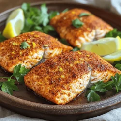 - 4 salmon fillets (6 ounces each) - 2 tablespoons olive oil - 1 tablespoon Cajun seasoning - 1 teaspoon garlic powder - 1 teaspoon smoked paprika - 1/2 teaspoon black pepper - 1/2 teaspoon salt - Lemon wedges - Fresh parsley Gathering the right ingredients is key to making crispy Cajun air fryer salmon. Start with fresh salmon fillets. Look for ones that are bright and firm. The olive oil adds richness and helps with crispiness. Cajun seasoning gives this dish its bold flavor. For spices, garlic powder and smoked paprika enhance the taste. Black pepper and salt round out the flavors. If you want some color on your dish, lemon wedges and fresh parsley make great garnishes. They add a nice touch and a bit of brightness to the meal. Once you have all your ingredients, you can easily make a flavorful and quick dinner. This dish is perfect for busy weeknights or when you want something special. 1. Preheat the air fryer. Set it to 400°F (200°C) and let it heat for about 5 minutes. This step helps the salmon cook evenly and become crispy. 2. Prepare the spice mix. In a small bowl, mix together: - 1 tablespoon Cajun seasoning - 1 teaspoon garlic powder - 1 teaspoon smoked paprika - 1/2 teaspoon black pepper - 1/2 teaspoon salt Stir well until all spices blend together. 3. Coat the salmon fillets. First, pat the salmon fillets dry with paper towels. This step is key for crispiness. Brush both sides with 2 tablespoons of olive oil. Then, sprinkle the spice mix evenly on both sides of the salmon. Make sure each fillet is well coated. 4. Position the fillets in the air fryer. Place the seasoned salmon fillets in a single layer in the air fryer basket. Leave space between each fillet for even cooking. 5. Air frying instructions. Cook the salmon at 400°F (200°C) for 8 to 10 minutes. The cooking time may change based on how thick your fillets are. 6. Flaking test for doneness. To check if the salmon is done, use a fork to gently flake the fish. It should flake easily and look opaque. If it does, your salmon is ready to serve! To get that perfect crispy texture, start by patting the salmon fillets dry with paper towels. This step is key. Dry fish cooks better and absorbs seasoning well. If you skip this, you'll miss out on crispiness. Next, apply the olive oil. You can brush it on gently, ensuring both sides are covered. Use just enough oil to coat the fish. Too much oil can make it greasy instead of crispy. Cooking time can change based on the thickness of your fillets. Thicker pieces will need a bit more time. I suggest starting with 8 minutes for thinner fillets and going up to 10 minutes for thicker ones. To check for doneness, use a fork to flake the salmon. If it flakes easily, it's ready. The ideal internal temperature for salmon is 145°F (63°C). When air frying, avoid overcrowding the basket. Each piece of salmon needs space for hot air to circulate. If they touch, they might not cook evenly. Keep an eye on your salmon as it cooks. Air fryers can vary in heat, so checking it halfway through helps ensure it cooks just right. {{image_2}} You can make your own Cajun seasoning at home. Here’s a simple recipe: - 1 tablespoon paprika - 1 teaspoon onion powder - 1 teaspoon garlic powder - 1 teaspoon cayenne pepper - 1 teaspoon dried oregano - 1 teaspoon dried thyme - 1/2 teaspoon black pepper - 1/2 teaspoon salt Mix all these spices in a bowl. Store it in a jar for later use. If you want to try other spice blends, consider using taco seasoning or even lemon pepper. Both add great flavor and keep your meal exciting. You can pair your crispy Cajun salmon with many side dishes. Here are some ideas: - Steamed broccoli - Roasted sweet potatoes - Quinoa salad - Coleslaw Each of these sides complements the salmon well and adds color to your plate. For sauces, try a tangy tartar sauce or a creamy dill sauce. A squeeze of lemon juice also brightens the dish. If you need gluten-free options, this recipe is naturally gluten-free. Just ensure your seasoning is gluten-free. For low-carb adaptations, serve the salmon with a fresh salad instead of rice or bread. You can add avocado slices for healthy fats. This keeps the meal light and tasty. To keep your crispy Cajun salmon fresh, store it in the refrigerator. Place it in an airtight container. It will stay good for up to three days. Make sure it cools to room temperature before sealing. If you want to keep it longer, use your freezer. Wrap the salmon tightly in plastic wrap. Then, place it in a freezer-safe bag or container. Frozen salmon will stay fresh for up to three months. For the best taste, reheat salmon in the oven. Preheat your oven to 350°F (175°C). Place the salmon on a baking sheet. Cover it with foil to keep moisture in. Heat for about 10 minutes or until warm. You can also use the air fryer for reheating. Set it to 350°F (175°C). Reheat for about 5 minutes. This method keeps the outside crispy. Avoid using the microwave. It can make the salmon dry and chewy. Remember to check the salmon often. Overheating can lead to a tough texture. Enjoy your delicious leftovers! To check if the salmon is done, use the flaking test. Gently press a fork into the thickest part. If it flakes easily, it’s ready. The recommended internal temperature for cooked salmon is 145°F (63°C). This ensures it is safe to eat and has a nice texture. Yes, you can use frozen salmon fillets. First, thaw them in the fridge for several hours or overnight. If you need to thaw quickly, place them in a sealed bag and submerge in cold water for about 30 minutes. When cooking frozen salmon, add 2 to 3 extra minutes to the cooking time. This ensures the center cooks through while keeping the outside crispy. For a great meal, serve your crispy Cajun air fryer salmon with some tasty sides. Consider pairing it with roasted vegetables, like broccoli or asparagus. You could also enjoy it with rice or quinoa for a filling option. A fresh salad with mixed greens, cherry tomatoes, and a light vinaigrette works well too. This adds a refreshing touch to your plate. This article covers how to create crispy Cajun air fryer salmon. You learned about key ingredients, preparation steps, and cooking tips. I shared variations and storage info to help you customize your dish. Remember, achieving the perfect texture requires drying your salmon and using the right spices. Always check for doneness with the flaking test. By following these tips, you can enjoy delicious meals any day. Try this recipe, and feel free to get creative with your spices and sides. Happy cooking!
