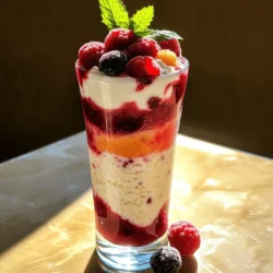 To make your High-Protein Berry Cheesecake Smoothie, gather these simple ingredients: - 1 cup fresh or frozen mixed berries (strawberries, blueberries, raspberries) - 1/2 cup Greek yogurt (plain or flavored) - 1/4 cup cottage cheese - 1 tablespoon honey or maple syrup (adjust to taste) - 1 tablespoon chia seeds - 1/2 teaspoon vanilla extract - 1/2 cup milk (dairy or plant-based, like almond or oat) - Ice cubes (optional, for thickness) - Fresh berries and a mint leaf for garnish Each ingredient plays a role. The mixed berries add natural sweetness and antioxidants. Greek yogurt gives creaminess and protein. Cottage cheese boosts protein and gives a cheesecake-like flavor. Honey or maple syrup sweetens the mix to your liking. Chia seeds add fiber and help thicken the smoothie. Vanilla extract enhances the flavor, while milk makes it smooth. Ice cubes can thicken the drink and make it cold. Finally, garnish with fresh berries and mint to make it pretty and inviting. Start by gathering your ingredients. In your blender, add: - 1 cup fresh or frozen mixed berries - 1/2 cup Greek yogurt - 1/4 cup cottage cheese - 1 tablespoon honey or maple syrup - 1 tablespoon chia seeds - 1/2 teaspoon vanilla extract - 1/2 cup milk (dairy or plant-based) Blend these items on high speed. You want everything to mix well and become smooth. If you like it sweeter, taste it and add more honey or syrup. If you want a thicker smoothie, add a few ice cubes. Blend again until it gets thicker. This makes it more like a milkshake. To blend well, start at a low speed and then increase it. This helps prevent spills. Pour your smoothie into a tall glass. It looks great! For a nice touch, garnish with fresh berries and a mint leaf. This not only makes it pretty but adds a fresh taste too. Enjoy your delicious, high-protein berry cheesecake smoothie! To make your smoothie sing, consider adding flavor boosters. A pinch of cinnamon or nutmeg can add warmth. You can also try a drop of almond or coconut extract for a twist. When balancing tartness, taste is key. If your berries are sour, add more sweetener like honey or maple syrup until it feels right. Boosting protein is easy with this smoothie. You can add a scoop of your favorite protein powder. This step turns your drink into a meal replacement. If you want even more nutrition, toss in a handful of spinach. It mixes well and adds vitamins without changing the taste. Everyone has different needs, so let's customize! If you have allergies, swap Greek yogurt for a dairy-free option. Use coconut yogurt or a nut-based yogurt instead. For larger servings, just double the ingredients. You can blend more at once and share or store for later. Adjust the sweetener to keep the flavor just right. {{image_2}} You can change the berries to match the season. Try strawberries, blueberries, or raspberries. You can even use blackberries or cranberries for a twist. Mix fresh and frozen berries for a fun texture. Try a berry smoothie bowl by adding granola or nuts on top. This makes it a hearty breakfast or snack. If you want a dairy-free smoothie, substitute Greek yogurt with plant-based yogurt. Almond or coconut yogurt works great. For cottage cheese, use tofu or a nut-based option. Choose nut or seed milk, like almond or oat milk, for a creamy base. This option keeps the smoothie tasty and friendly for everyone. You can mix in other fruits for extra flavor. Try a banana for sweetness or mango for a tropical vibe. Adding nut butter, like almond or peanut, makes it rich and creamy. A touch of cacao can add a chocolatey flavor too. These combinations can turn your smoothie into a new favorite treat. To store leftover smoothie, put it in the fridge. Use a sealed container. The smoothie stays fresh for up to 24 hours. After that, it may lose flavor and texture. If you want to keep it longer, consider freezing. Pour it into an ice cube tray or a freezer-safe container. It can stay in the freezer for up to three months. I recommend using glass containers for storage. They do not absorb odors and keep your smoothie fresh. If you prefer plastic, choose BPA-free options. For travel, use a tight-sealing bottle. This helps prevent spills. Look for insulated containers to keep your smoothie cold. If you freeze your smoothie, blending it again is easy. Just run warm water over the container for a few minutes. This helps loosen it. Then, blend until smooth again. If thawing in the fridge, let it sit overnight. This keeps the taste and texture nice. Just remember to stir well before drinking. To make a smoothie thicker, you can use ice cubes or frozen fruit. Both options add texture. Frozen fruit blends well and chills the smoothie. Ice cubes can also help, but they may water it down if used too much. I prefer frozen fruit for a creamy feel. Yes, you can use frozen berries. They add great flavor and chill the drink. Frozen berries are often picked at peak ripeness, so they taste fresh. If you use frozen berries, there’s no need to thaw them. Just toss them in the blender straight from the freezer. This smoothie can be prepped in advance! You can store it in the fridge for up to 24 hours. To keep it fresh, use a sealed jar. If you prepare it ahead of time, give it a good shake before drinking. To boost protein, try adding protein powder or nut butter. Greek yogurt and cottage cheese already pack a protein punch. You can also add seeds like hemp or flax for extra protein and fiber. These changes keep the smoothie creamy while enhancing its nutrition. To make this smoothie vegan, swap Greek yogurt and cottage cheese for plant-based yogurt. Use almond or coconut yogurt for a creamy texture. Substitute dairy milk with almond, oat, or soy milk. Honey can be replaced with maple syrup for sweetness. This blog post covered how to create a healthy berry smoothie. We discussed key ingredients, step-by-step mixing, and storing tips. You now have ways to personalize your drink, whether for fun or nutrition. Experiment with different berries and flavors. Make it thicker or boost protein to fit your needs. Enjoying a smoothie can be simple and delicious. With just a few tweaks, you can make it your own. Now, grab your blender and start blending your perfect smoothie today!