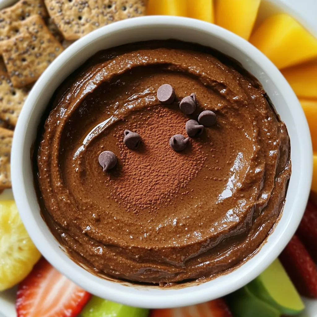 To make Brownie Batter Protein Dip, you will need: - 1 cup chocolate protein powder - 1/2 cup almond butter (or peanut butter) - 1/4 cup unsweetened cocoa powder - 1/3 cup maple syrup (or agave nectar) - 1/2 cup Greek yogurt (plain or vanilla) - 1 teaspoon vanilla extract - 1/4 teaspoon salt - 1/4 cup mini chocolate chips (optional for extra sweetness) You can easily swap ingredients to fit your taste or diet: - Almond butter can change to peanut butter for a different flavor. - Use agave nectar instead of maple syrup if you prefer. - For a creamier dip, try using full-fat Greek yogurt. - If you want a nut-free option, use sunflower seed butter in place of almond or peanut butter. - You can skip the mini chocolate chips if you want less sweetness. Understanding the nutrition helps you enjoy this dip guilt-free. Here’s a simple breakdown per serving (based on four servings): - Calories: Approximately 180 - Protein: About 15 grams - Fat: Roughly 10 grams - Carbohydrates: Around 15 grams - Sugar: About 5 grams This dip packs a punch with protein and flavor while keeping sugar in check. Enjoy this treat knowing it fits into a balanced diet! To make Brownie Batter Protein Dip, start by gathering all your ingredients. You will need: - 1 cup chocolate protein powder - 1/2 cup almond butter (or peanut butter) - 1/4 cup unsweetened cocoa powder - 1/3 cup maple syrup (or agave nectar) - 1/2 cup Greek yogurt (plain or vanilla) - 1 teaspoon vanilla extract - 1/4 teaspoon salt - 1/4 cup mini chocolate chips (optional) 1. In a large mixing bowl, combine the chocolate protein powder, almond butter, and cocoa powder. Make sure to mix these dry ingredients well. 2. Next, add in the maple syrup, Greek yogurt, vanilla extract, and salt. 3. Use a handheld mixer or whisk to blend everything together. Mix until the dip is smooth and creamy. 4. If you like, fold in the mini chocolate chips for extra sweetness. 5. Taste the dip and add more maple syrup if you want it sweeter. 6. After mixing, transfer the dip into a serving bowl. 7. Chill the dip in the fridge for at least 30 minutes. This helps it thicken and taste better. 8. Serve the dip with sliced fruits, pretzels, or whole grain crackers for a fun snack. Mixing is key to a great dip. I recommend using a handheld mixer for the best texture. It helps break up any lumps and ensures a creamy dip. If you don’t have a mixer, a whisk works too. Just make sure you mix well. This step helps all the flavors blend together nicely. To get that perfect creamy texture, the right balance of wet and dry ingredients is crucial. The Greek yogurt adds creaminess, while the almond butter binds everything together. If your dip seems too thick, add a splash of milk or water to loosen it. If it’s too thin, mix in a bit more protein powder. Always adjust to your taste and texture preferences. You can make this dip your own! Here are some ways to customize it: - Change the nut butter: Use peanut butter, cashew butter, or sunflower seed butter. Each brings a unique flavor. - Try different sweeteners: Swap maple syrup for honey or agave nectar. Adjust the amount based on your taste. - Add spices: Cinnamon or nutmeg can give your dip a warm twist. Just a pinch can enhance the flavor. - Mix in extracts: Almond or coffee extract can add a fun twist to the taste. Start with a few drops. - Incorporate fruits: Chopped bananas or berries can add a fruity freshness. Just fold them in gently. Serving this dip can be fun! Here are ideas for different events: - Game night: Pair the dip with pretzels and fruit. It’s a crowd-pleaser. - Kids’ parties: Serve with apple slices and some fun animal crackers. Kids love it! - Movie night: Use graham crackers or chocolate wafers for a sweet treat. - Healthy snack: Offer it with sliced veggies, like bell peppers or cucumbers. It’s a tasty way to eat healthy. - Brunch: Serve with pancakes or waffles for a decadent twist. Storing your dip properly keeps it fresh. Here’s how: - Refrigerate: Place the dip in a sealed container. It’ll stay good for about 4 to 5 days. - Don’t freeze: Freezing changes the texture. It’s best enjoyed fresh. - Reheat gently: If you want to warm it, use a microwave on low heat. Stir often to avoid hot spots. - Check for lumps: If it thickens too much, stir in a bit of yogurt or milk to get it creamy again. {{image_2}} You can play with flavors in your brownie batter dip. If you love mint, add a few drops of mint extract. This gives it a fresh, minty taste. For a nutty twist, swap the almond butter for peanut butter. It adds a new layer of flavor. You can also try adding a spoonful of your favorite jam for a fruity touch. Experimenting with flavors can make this dip even more fun! If you want to change the protein powder, you have options. You can use whey protein for a creamier dip. Plant-based protein works well too. Look for flavors like chocolate or vanilla to match the dip. Each type of protein will change the taste and texture a little. Choose the one that fits your diet and preference. You can make this dip fit your diet with simple swaps. If you are nut-free, use sunflower seed butter instead of almond or peanut butter. For a lower-sugar option, try sugar-free syrup instead of maple syrup. If you want a dairy-free version, choose coconut yogurt. These changes keep the dip tasty while meeting your needs. Always check labels to ensure all ingredients work for you. I love making brownie batter protein dip, but sometimes you have leftovers. To keep your dip fresh, store it in an airtight container. This helps prevent it from drying out or absorbing other smells from the fridge. Always use a clean spoon when scooping to avoid contamination. When stored properly, your brownie batter protein dip will last about 5 days in the fridge. After that, it may lose flavor and texture. Always check for any signs of spoilage before eating. If it smells odd or has changed color, it’s best to toss it out. If you want to keep your dip longer, freezing is a great option. Place the dip in a freezer-safe container, leaving some space at the top for expansion. Cover it tightly and store it for up to 3 months. When you want to use it, thaw it overnight in the fridge. Give it a good stir before serving to regain its creamy texture. Yes, you can use whey protein. It will give the dip a nice texture. Just keep in mind that the flavor may change slightly. If you use whey, the dip will not be dairy-free. Yes, this dip is gluten-free. All the ingredients are safe for those avoiding gluten. Just make sure to check your protein powder and any add-ins for gluten. To make this dip vegan, use plant-based protein powder. Substitute Greek yogurt with a dairy-free yogurt. Choose maple syrup or agave nectar for sweetness. This way, you keep the dip creamy and delicious without any animal products. This blog post covered how to create a tasty protein dip. We explored the best ingredients and alternatives, along with nutrition facts. I provided step-by-step instructions for easy preparation and tips for a creamy texture. We also discussed fun ways to customize your dip, serving ideas, and storage tips. In closing, making this protein dip can be simple and fun. With your creativity, you can enjoy different flavors and fit your needs. Enjoy your dip, and let it boost your meals!