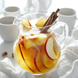 - 4 cups apple cider - 1/4 cup pure maple syrup - 1 tablespoon fresh ginger, grated For this drink, I love using apple cider as the base. It gives a sweet and tangy taste. The pure maple syrup adds rich flavor and warmth. Fresh ginger brings a zesty kick that makes every sip exciting. - 1 teaspoon cinnamon - 1 teaspoon nutmeg - 2 whole cloves Spices really wake up this drink. Cinnamon adds a warm, sweet note. Nutmeg gives it a cozy feel, while whole cloves bring a hint of spice. Together, they create a perfect balance of flavors. - 1 lemon, juiced - Apple slices - Cinnamon sticks The lemon juice brightens the drink. It adds a fresh twist that balances the sweetness. Apple slices look lovely and add a touch of crunch. A cinnamon stick makes for a nice stirrer and boosts the spice aroma. This drink is not just tasty; it feels like a warm hug on a chilly day. Start by gathering your ingredients. In a medium saucepan, combine: - 4 cups apple cider - 1/4 cup pure maple syrup - 1 tablespoon fresh ginger, grated - 1 teaspoon cinnamon - 1 teaspoon nutmeg - 2 whole cloves Now, heat the mixture over medium heat. Stir it occasionally. This helps the maple syrup dissolve fully. Watch for it to begin simmering. Once it simmers, lower the heat. Let the mixture steep for about 15-20 minutes. This step is key for enhancing flavors. The spices and ginger will mix well with the cider. After steeping, strain the mixture into a heatproof pitcher or mugs. This removes the spices for a smooth drink. Next, stir in the juice of one lemon. This adds a refreshing twist. If you like it sweeter, add more maple syrup. Finally, serve your warm apple toddy, garnished with apple slices and a cinnamon stick. This adds a cozy touch and makes it look beautiful! Enjoy this delightful drink that warms you up inside. To make your Warm Maple Spiced Apple Toddy sweeter, add more maple syrup. Start with the 1/4 cup in the recipe. If you prefer it sweeter, stir in a little more syrup. Taste as you go to find your perfect balance. Remember, maple syrup adds a rich flavor, too. You can mix up the spices for a unique taste. Try adding a pinch of allspice or cardamom for a new twist. Each spice brings different warmth and depth to the drink. Experiment with your favorites to create your signature version. Don’t be afraid to get creative! For serving, use glass mugs or heatproof pitchers. They keep your drink warm and look great on the table. Serve the Toddy hot, as the warmth enhances the flavors. Garnish with apple slices and a cinnamon stick. This adds a festive touch and makes each sip special. {{image_2}} You can turn this cozy drink into a warm delight for adults. Adding whiskey or rum gives it a nice kick. Just pour in about 1 ounce of your chosen spirit into each mug after you strain the hot mix. The whiskey adds a rich, smooth flavor. Rum brings a sweet and spicy touch. Both options work well with the warm spices. Feel free to get creative with your juices! Instead of apple cider, try pear or cranberry juice. Pear juice adds a sweet and subtle flavor. Cranberry juice brings a tart and festive twist. Each option will change the drink's taste while keeping it cozy. You can mix and match these juices to find your favorite blend. You can adapt this drink for any holiday. For Halloween, add a splash of pumpkin spice. For Christmas, try adding a hint of peppermint extract. You can also use seasonal fruits for garnish, like pomegranate seeds or orange slices. Each change makes the drink feel fresh and special for the time of year. To store your Warm Maple Spiced Apple Toddy, first let it cool down. Pour the drink into an airtight container. Make sure to seal it well. Place it in the fridge. It can stay fresh for up to three days. When you want to enjoy it again, check for any changes in smell or taste before reheating. To reheat your apple toddy, pour it into a saucepan. Heat it gently on medium-low. Stir it often to keep it from burning. If you notice the drink is less sweet, add a bit more maple syrup. This step helps keep the flavors alive. Avoid boiling it, as high heat can change the taste. You can freeze the apple toddy, but it may affect the taste. Pour the cooled drink into freezer-safe containers. Leave some space at the top for expansion. When ready to use, thaw it in the fridge overnight. Reheat gently to enjoy, but note that the flavors may change after freezing. A Warm Maple Spiced Apple Toddy is a cozy drink that blends apple cider with warm spices. The drink is sweetened with pure maple syrup, adding depth to its flavor. This drink is popular during the fall and winter months. People love it for its comforting warmth and rich taste. It also makes a great holiday treat. Each sip offers a blend of spicy, sweet, and fruity notes that warm you from the inside out. Yes, you can prepare this drink ahead of time. To do so, make the mixture up to the steeping step. After steeping, strain it and store it in the fridge. When you're ready to serve, heat it gently on the stove. This way, you save time when hosting guests. Just remember to add the lemon juice right before serving for a fresh twist. Absolutely! You can use store-bought apple cider for this recipe. Look for a high-quality cider that is fresh and not overly sweet. A good cider will enhance the drink's flavor. If you can find organic cider, that’s even better. The apple flavor should shine through, making your Warm Maple Spiced Apple Toddy even more delightful. This recipe blends warm apple cider, maple syrup, and ginger for a cozy drink. You learned how to enhance flavors with spices and the best ways to serve. Tips help you adjust sweetness and customize the drink to your taste. You can even add whiskey for adults or use different juices for variety. In summary, this warm drink is easy and fun to make. Enjoy it with friends or family. Make it your own each time you serve it. Try out the tips, and let your creativity shine!