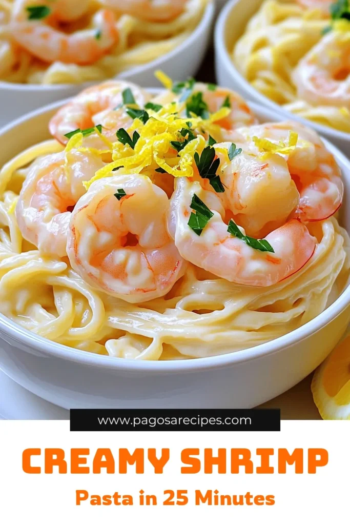 Indulge in a deliciously creamy lemon butter shrimp pasta that brings restaurant-quality flavor to your kitchen in just 25 minutes! This easy recipe combines succulent shrimp with a rich garlic and lemon cream sauce, perfectly coating spaghetti or linguine. Whether for a weeknight dinner or a special occasion, it's sure to impress. Click to explore this mouthwatering recipe now! #ShrimpPasta #PastaRecipes #CreamyPasta #SeafoodLovers
