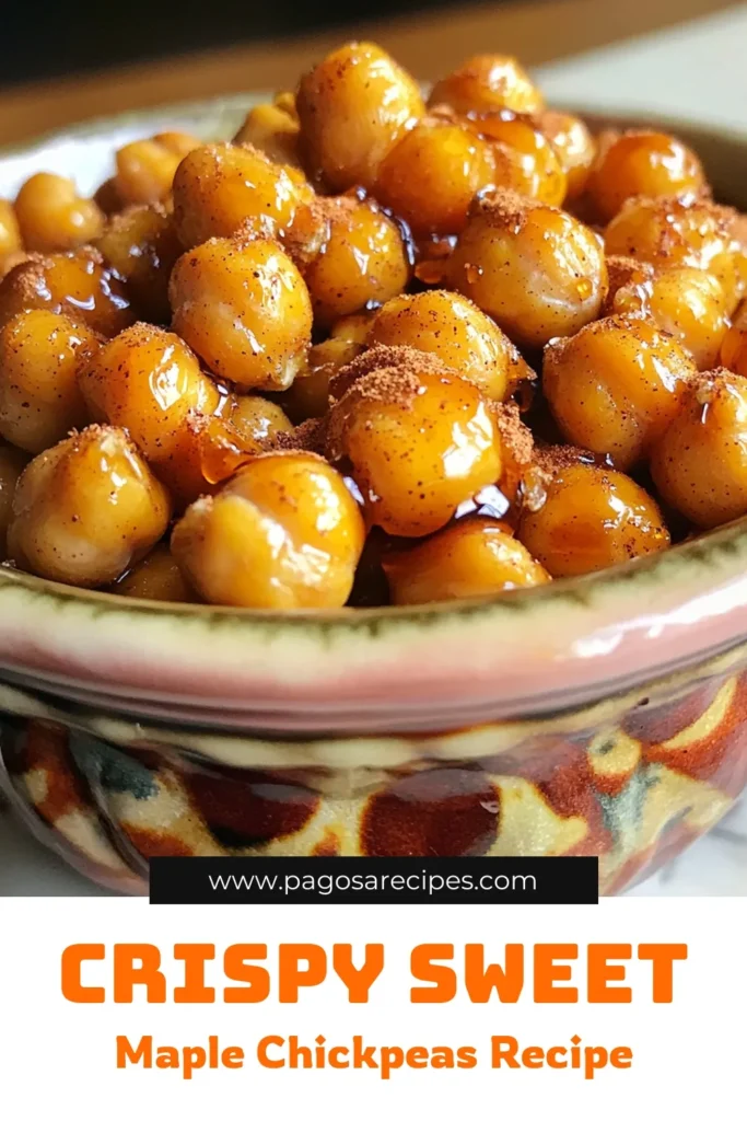 Satisfy your snack cravings with these delicious Maple Cinnamon Roasted Chickpeas! This easy recipe transforms simple ingredients into a crunchy and sweet treat that's perfect for anytime snacking or topping your salads. Explore how to make these flavor-packed bites in just 40 minutes. Click through for the full recipe and elevate your snack game today! #RoastedChickpeas #HealthySnacks #MapleCinnamon #VegetarianRecipes