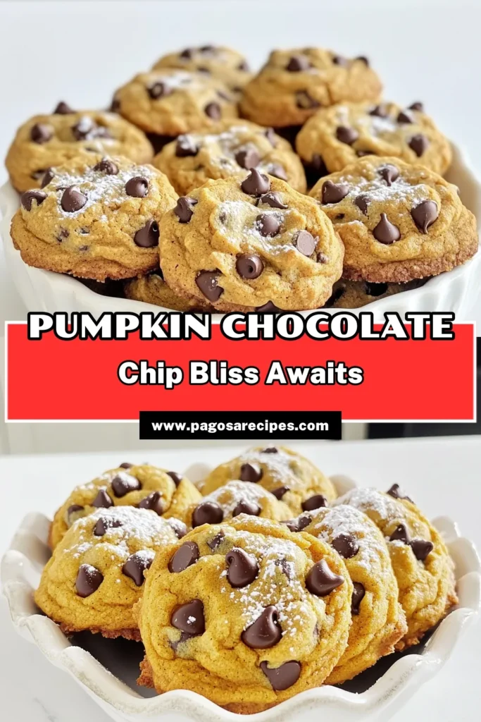 Indulge in the delightful flavors of fall with these irresistible Pumpkin Chocolate Chip Cookies! Easy to make and bursting with pumpkin goodness, this recipe combines soft, chewy cookies with rich chocolate and warm spices. Perfect for cozy gatherings or a sweet treat anytime, these cookies will be a hit with everyone! Click through to discover the full recipe and elevate your baking game. #PumpkinCookies #FallBaking #DessertRecipes #CookieLovers