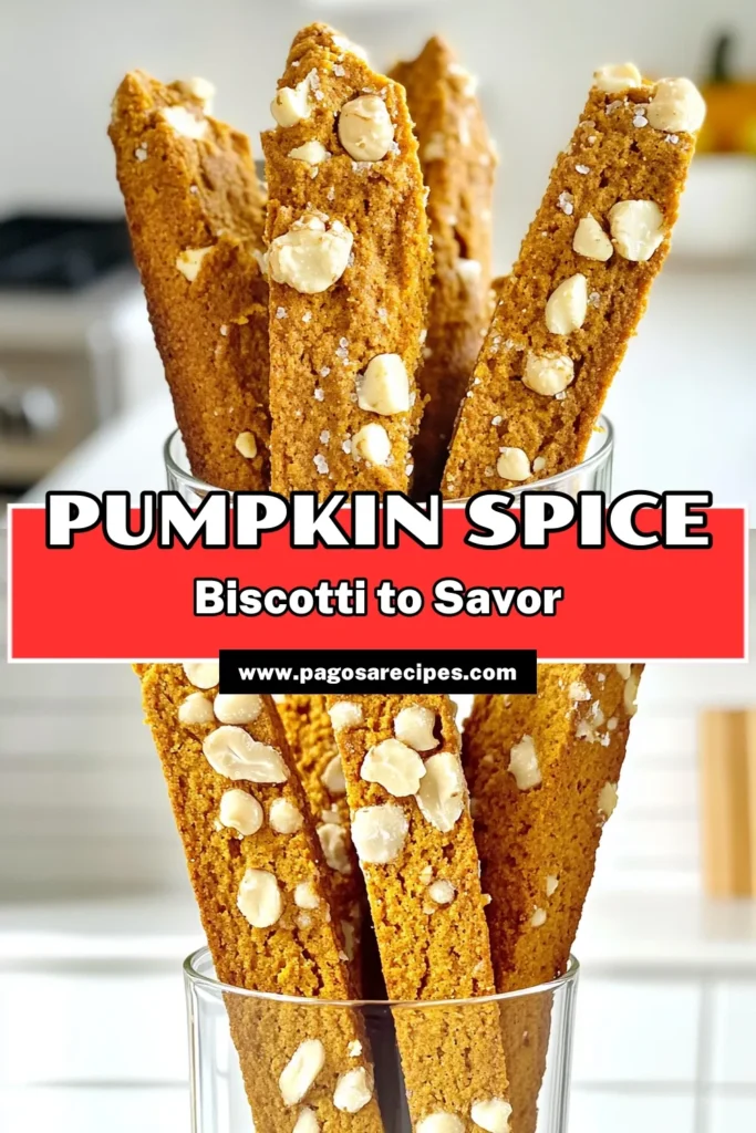 Indulge in the cozy flavors of fall with this easy Pumpkin Spice Biscotti recipe! Made with wholesome ingredients like pumpkin puree and warm spices, these delicious biscuits are perfect for your morning coffee or as a tasty treat any time of the day. Follow our simple steps to create this delightful dessert that will impress your friends and family. Click through for the full recipe and savor the taste of autumn! #PumpkinSpice #BiscottiRecipe #FallBaking #CozyTreats