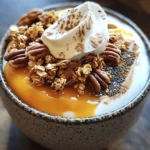 Creating a Pumpkin Pie Yogurt Bowl is easy with simple ingredients. Here’s what you need: - 1 cup plain Greek yogurt - 1/2 cup canned pumpkin puree - 2 tablespoons maple syrup (or honey) - 1 teaspoon pumpkin pie spice - 1/4 teaspoon vanilla extract - 1/4 cup granola (your choice) - 2 tablespoons chopped pecans or walnuts - 1 tablespoon chia seeds (optional) - Fresh whipped cream (for topping, optional) - Cinnamon, for dusting Plain Greek yogurt gives this bowl a creamy base. Canned pumpkin puree adds rich flavor and nutrients. Maple syrup or honey brings sweetness, while pumpkin pie spice gives the bowl its warm, cozy notes. Vanilla extract enhances the taste and aroma. Granola adds crunch and texture, making each bite exciting. Chopped nuts, like pecans or walnuts, boost flavor and provide healthy fats. Chia seeds can be added for extra nutrition, but they are not a must. If you want a special touch, add whipped cream on top. A sprinkle of cinnamon finishes the bowl beautifully. This mix of flavors and textures makes the Pumpkin Pie Yogurt Bowl a delightful choice for breakfast or a snack. - First, combine 1 cup of plain Greek yogurt and 1/2 cup of canned pumpkin puree in a mixing bowl. - Next, mix in 2 tablespoons of maple syrup (or honey), 1 teaspoon of pumpkin pie spice, and 1/4 teaspoon of vanilla extract. Stir until smooth and well blended. - After mixing, taste the yogurt blend. If it needs more sweetness, add more maple syrup or honey. - Now, layer the pumpkin yogurt mixture in a serving bowl with 1/4 cup of your favorite granola. This adds a nice crunch. - For extra flavor, add toppings. Sprinkle 2 tablespoons of chopped pecans or walnuts and 1 tablespoon of chia seeds on top. - If you want, add a dollop of fresh whipped cream and dust with a pinch of cinnamon. This makes it look and taste festive. Choosing the right yogurt type is key. I love plain Greek yogurt. It’s thick and creamy. This texture makes the bowl feel rich and satisfying. You can also use regular yogurt if you prefer. Just keep in mind it may be thinner. If you want a sweet twist, try alternatives to maple syrup. Honey works well, too. You can also use agave syrup or even stevia. Each option brings a unique flavor to the bowl. Creative serving ideas make your yogurt bowl shine. Layer the yogurt with granola for a fun look. You can also add fresh fruit on top for color and taste. Using jars vs. bowls can change the vibe. Jars are great for on-the-go snacks. Bowls are perfect for a cozy breakfast at home. Both styles let you show off those layers of goodness. Flavor variations keep things exciting. Add a pinch of nutmeg or ginger to the mix. These spices bring warmth and depth to your bowl. For dietary substitutions, consider dairy-free options. Coconut yogurt or almond yogurt works well. They add a nice twist while keeping it creamy. You can still enjoy the delicious flavors of pumpkin pie! {{image_2}} You can make this pumpkin pie yogurt bowl even more special. Try adding seasonal spices. Nutmeg gives a warm, cozy flavor. It pairs well with pumpkin. Just a pinch can make a big difference. You can also use fresh pumpkin instead of canned. Fresh pumpkin has a nice texture and taste. To prepare it, roast or steam the pumpkin until soft. Then, mash it to make your own puree. This step adds a personal touch to your bowl. If you want a vegan pumpkin yogurt bowl, swap Greek yogurt for coconut yogurt. This adds a creamy texture without dairy. Use maple syrup for sweetness. It fits well with the vegan theme. For gluten-free options, check your granola. Many brands are gluten-free, but not all. Pick a granola that meets your needs. This way, everyone can enjoy this tasty bowl. To keep your pumpkin pie yogurt bowl fresh, store the mixture in the fridge. Use an airtight container to avoid moisture. This helps it stay creamy and tasty for later meals. If you have granola mixed in, store it separately. Granola can get soggy in yogurt. For the best flavor, eat the leftovers within three days. If you need more time, freeze the yogurt mix. Just remember, freezing changes the texture. It might not be as smooth after thawing. You can prep this yogurt bowl for busy mornings. Mix the yogurt and pumpkin puree ahead of time. Pour it into small containers for easy grab-and-go meals. This way, breakfast is fast and simple! For storage, glass jars or BPA-free plastic containers work best. They keep the yogurt fresh and are easy to clean. You can even layer in the granola just before eating. This keeps everything crunchy. Yes, you can make this pumpkin yogurt bowl ahead of time. Mix all the ingredients and store in the fridge. It tastes great after a few hours. However, I suggest adding granola just before serving. This keeps it crunchy. You can use regular yogurt if you prefer a creamier texture. Non-dairy options like coconut yogurt work well too. Just make sure they are plain and unsweetened for the best flavor. This yogurt bowl lasts about three days in the fridge. Store it in an airtight container to keep it fresh. If you add granola, keep it separate to maintain its crunch. Yes, pumpkin puree and pumpkin pie filling are different. Pumpkin puree is pure pumpkin with no added sugar or spices. Pumpkin pie filling, however, is sweetened and spiced, ready for baking. Use puree for this recipe for the best taste. This blog post covered a delicious pumpkin yogurt bowl. We combined Greek yogurt and pumpkin puree for a tasty treat. We discussed helpful tips for preparation, presentation, and customization. You learned various ways to enjoy this dish across seasons and diets. Remember, this recipe is flexible and fun. Experiment with flavors and ingredients to make it your own. Enjoy making and sharing this simple, satisfying dish!