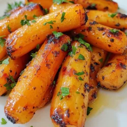 Honey Garlic Roasted Carrots Simple and Tasty Side