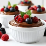 - 2 ripe avocados - 1/2 cup unsweetened cocoa powder - 1/4 cup maple syrup (or honey) - 1/4 cup almond milk (or any milk of choice) For this mousse, ripe avocados are key. They provide a creamy base that is both rich and healthy. Unsweetened cocoa powder gives that deep chocolate flavor without extra sugar. You can choose maple syrup or honey to sweeten the mousse. Almond milk or any milk you prefer adds smoothness and keeps it light. - Fresh berries - Mint leaves - Additional toppings Garnishes make your mousse look great. Fresh berries add color and a burst of flavor. Mint leaves give a refreshing touch. You can also use other toppings like nuts or whipped cream to make it even more special. First, cut the avocados in half. Remove the pit carefully. Scoop the soft green flesh into your blender. Next, gather your other ingredients. Add 1/2 cup unsweetened cocoa powder. Pour in 1/4 cup maple syrup or honey. Then, add 1/4 cup almond milk. Don’t forget the teaspoon of vanilla extract! Finally, sprinkle in a pinch of sea salt. Now, blend all the ingredients on high speed. You want the mixture to be smooth and creamy. Sometimes, you may need to stop and scrape down the sides. This helps mix everything well. After blending, taste the mousse. If you want it sweeter, add a bit more maple syrup. Blend again to mix it in completely. Once it’s smooth, transfer the mousse into bowls or cups. Place them in the fridge. Chill for at least 30 minutes. This helps the flavors blend and the mousse thicken. When you are ready to serve, top it with fresh berries and mint leaves. For a fancy look, serve in glass jars. You can also drizzle some maple syrup on top for extra sweetness. Enjoy your delicious chocolate avocado mousse! To make your mousse smooth, use a high-speed blender. This helps blend all the ingredients well. Blend until the mixture is creamy and there are no lumps. Stop and scrape down the sides of the blender as needed. This ensures everything mixes evenly. The ripeness of your avocados is key. Choose avocados that are soft when you gently press them. They should yield slightly but not feel mushy. Overripe avocados can give the mousse an off taste. Under ripe avocados will make it chunky and less creamy. Balancing the sweetness with chocolate is important. Start with the suggested amount of maple syrup. Then, taste the mousse. If it needs more sweetness, add a little more syrup. Blend again to mix it well. You can try different sweeteners too. Honey is a great option if you prefer it. Other sweeteners like agave syrup can work well too. If you want a twist, add a splash of flavored extract. Almond or orange extracts can add a fun depth to your mousse. These tips will help you create a delicious and creamy chocolate avocado mousse! {{image_2}} You can change the flavor of your mousse easily. Try adding different extracts. Almond or orange extracts can give it a fun twist. Just a drop or two will add a nice touch. You can also mix in nut butters. Peanut or almond butter can add creaminess and richness. Coconut is another great option. Use unsweetened shredded coconut for a tropical flavor. These tweaks make the mousse even more exciting. You can make this mousse vegan too. Just swap honey with more maple syrup. Use almond milk or any plant-based milk you like. This keeps it dairy-free and still tasty. If you want it sugar-free, you can use a sugar substitute. Look for options like stevia or monk fruit. Always check the package for the right amount to use. This mousse is gluten-free naturally. Just make sure all your ingredients meet gluten-free standards. You can serve it with fresh fruit or nuts for a great treat. To keep your chocolate avocado mousse fresh, store it in the fridge. Use an airtight container to avoid any odors from other foods. This mousse stays good for about three days. If you see any discoloration, it’s best to throw it away. You can freeze the mousse if you want to save it for later. First, place it in a freezer-safe container. Leave some space at the top, as it may expand. The mousse can last in the freezer for about one month. When you are ready to eat it, move the mousse to the fridge. Let it thaw overnight for the best texture. You can also thaw it in the microwave, but do this in short bursts to avoid cooking it. After thawing, give it a good stir to restore its creamy texture. Enjoy! Yes, you can use melted chocolate instead of cocoa powder. This change adds a rich, deep flavor. To do this, melt about 4 ounces of dark chocolate. Make sure it cools a bit before adding it to the blender. You will need to adjust the sweetness since chocolate often has sugar. Start with a little maple syrup, then taste and add more if needed. To pick ripe avocados, look for a few signs. A ripe avocado is slightly soft to the touch. Gently squeeze it; it should yield a bit without feeling mushy. The color also changes from bright green to a darker shade, often a dark green or almost black. If it feels hard, it is unripe and needs more time. If it is too soft, it may be overripe. Yes, this recipe is vegan-friendly! It uses ripe avocados, cocoa powder, maple syrup, and almond milk. All these ingredients are plant-based. You can enjoy this delicious mousse without any animal products. Just make sure your chocolate, if used, is also dairy-free. This way, you can indulge without worry! This mousse recipe is both easy and delicious. You learned about key ingredients like avocados and cocoa powder, plus optional toppings to make it your own. I shared step-by-step instructions to guide you in making the perfect mousse, along with tips to ensure its creaminess. Remember, you can modify flavors and make it fit your diet. Enjoy your creamy dessert, and don’t forget to share it with friends!