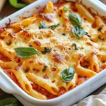 To create a tasty Margherita Pasta Bake, you need fresh and simple ingredients. Here’s the list: - 300g penne pasta - 2 tablespoons olive oil - 3 cloves garlic, minced - 1 can (400g) crushed tomatoes - 1 teaspoon dried oregano - Salt and pepper to taste - 200g fresh mozzarella cheese, diced - 1/4 cup fresh basil leaves, torn - 1/4 cup grated Parmesan cheese - Balsamic glaze (optional, for drizzling) Each ingredient adds flavor and texture to our dish. The penne pasta serves as a great base, holding all the sauce. Olive oil helps the garlic cook well and gives a nice flavor. Fresh mozzarella gives that creamy touch we all love. The crushed tomatoes form a savory sauce, while dried oregano adds a warm, herbal taste. Fresh basil gives a burst of freshness. Parmesan on top adds a lovely, cheesy crust. Don't forget the balsamic glaze! It can add a sweet finish when drizzled on top. This dish is not only easy to make but also fun to share with family. {{ingredient_image_1}} - Preheat the oven to 180°C (350°F). - Cook the penne pasta according to package instructions until al dente, then drain. Cooking pasta is simple. Bring a large pot of salted water to a boil. Add the penne pasta. Stir it gently to prevent sticking. Cook until it is firm but not soft. This is called al dente. Once cooked, drain the pasta in a colander and set it aside. - Heat olive oil and sauté minced garlic until fragrant. - Add crushed tomatoes and oregano, season with salt and pepper, and simmer. Now, let’s make the sauce. Take a large skillet and heat some olive oil over medium heat. Add minced garlic and sauté for about one to two minutes. You want to smell the garlic, but don’t let it burn. Next, stir in the crushed tomatoes. Sprinkle in oregano, salt, and pepper. Let the sauce simmer for about five minutes. This helps it thicken and blend the flavors. - Mix cooked pasta with tomato sauce, mozzarella, and basil. - Transfer to a baking dish, top with Parmesan, and bake. After the sauce simmers, add the cooked penne pasta. Stir it well until every piece of pasta gets coated in the sauce. Remove the skillet from heat. Then, fold in diced mozzarella and torn basil leaves. This adds creaminess and fresh flavor. Transfer the pasta mixture into a greased 9x13 inch baking dish. Sprinkle grated Parmesan cheese on top. This will get nice and golden when baked. Finally, place the dish in the preheated oven. Bake for 25 to 30 minutes. When the cheese is bubbly and golden, it’s ready. Once baked, take it out and let it cool for a few minutes. If you like, drizzle some balsamic glaze on top for extra flavor. Enjoy your tasty Margherita pasta bake! To ensure your pasta is al dente, cook it just until firm. This way, it holds its shape in the bake. Follow the package’s time, but check a minute early. For a thicker sauce, let it simmer longer. A good five minutes helps to deepen the flavor and thicken it up. If you can't find fresh mozzarella, try using low-moisture mozzarella. It melts well and still tastes great. For Parmesan, grated Pecorino Romano works well too. When choosing tomatoes, fresh is best but canned crushed tomatoes are easy and tasty. They save time and have great flavor too. Serve the pasta bake family-style right in the baking dish. Top it off with some fresh basil leaves for a pop of color. For sides, a simple green salad pairs nicely. You could even add garlic bread for a heartier meal. Pro Tips Use Fresh Ingredients: Opt for fresh mozzarella and basil to enhance the flavor and texture of your pasta bake. Customize Your Cheese: Feel free to mix different cheeses like provolone or fontina for a more complex flavor profile. Make Ahead: Prepare the pasta bake a day in advance, cover, and refrigerate. Just bake it when you're ready to serve! Perfect Your Bake Time: Keep an eye on the pasta bake towards the end of the baking time to prevent burning the cheese. {{image_2}} You can make your Margherita Pasta Bake even tastier by adding veggies. Spinach works great and adds color. Just toss in a few handfuls when you mix the pasta and sauce. Bell peppers also add crunch and sweetness. Chop them up and sauté with the garlic. You can even try zucchini or mushrooms for extra flavor. These veggie add-ins make the dish healthy and fun! Want to boost protein in your bake? Think about adding chicken, sausage, or bacon. Cook chicken breast in the skillet before adding garlic. Cut it into small pieces for easy mixing. For sausage, slice it up and brown it before adding to the pasta. Bacon adds a crispy touch. Cook it until crispy, crumble it, and fold it in at the end. These options make the dish hearty and satisfying. If you like heat, try adding red pepper flakes or jalapeños. Just a sprinkle of flakes brings warmth without being too spicy. Mix them into the sauce while it simmers. For jalapeños, slice them thin and add them along with the garlic. This twist makes your pasta bake exciting and full of flavor. Adjust the spice level to fit your taste! Store any leftover Margherita Pasta Bake in an airtight container. Let it cool to room temperature first. Cover the container tightly to keep out air. This helps the pasta bake stay fresh. You can enjoy it for up to three days in the fridge. To freeze your pasta bake, follow these steps: - Allow the dish to cool completely. - Cut it into servings. - Place each serving in a freezer-safe container. - Label with the date. - Freeze for up to three months. When ready to eat, thaw it overnight in the fridge. Reheat in the oven at 180°C (350°F) for about 20-25 minutes or until hot. In the fridge, the Margherita Pasta Bake lasts about three days. In the freezer, it can stay fresh for three months. Always check for signs of spoilage before eating, like off smells or changes in texture. Enjoy your tasty meals later without worry! Yes, you can make Margherita Pasta Bake ahead of time. Prepare the dish up to the baking step. Cover it tightly with foil or plastic wrap. Then, store it in the fridge for up to two days. When you are ready to eat, just bake it as the recipe says. You may need to add a few extra minutes to the baking time. This makes it easy for busy days. Yes, you can choose different pasta shapes. While penne works well, you can use rigatoni, fusilli, or even macaroni. Just make sure the pasta cooks to al dente. This way, it holds up well in the bake. Each pasta type adds its own fun twist to the dish. Making Margherita Pasta Bake vegetarian is simple. The recipe is already meat-free. Just ensure all your ingredients, like cheese and sauces, are vegetarian. You can also add more vegetables. Try adding spinach, zucchini, or bell peppers for some extra flavor and color. It will still taste great! Margherita Pasta Bake pairs well with many sides. A fresh green salad adds a nice crunch. Garlic bread also complements the dish perfectly. For a complete meal, serve it with roasted vegetables. These options balance the richness of the pasta bake and make for a tasty family meal. This blog post covered a delicious Margherita Pasta Bake. We discussed key ingredients, from penne and garlic to fresh basil and mozzarella. You learned simple steps to prepare and bake the dish, plus tips for perfect texture. We explored variations, like adding veggies or protein. Lastly, we provided storage tips to help you enjoy leftovers. In closing, this recipe is flexible and fun. You can make it your own. Enjoy sharing this dish with family and friends!