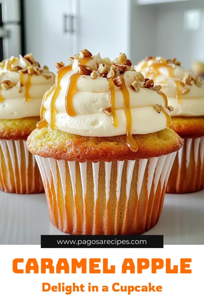 Indulge in the delightful flavors of Caramel Apple Cream Cheese Cupcakes! These scrumptious treats feature a soft apple-infused sponge topped with a rich cream cheese frosting and drizzled with caramel sauce. Perfect for any occasion, these cupcakes are easy to make and sure to impress! Click through for the full recipe and step-by-step instructions to create this sweet masterpiece. #CaramelAppleCupcakes #BakingLove #DessertRecipes #FallTreats