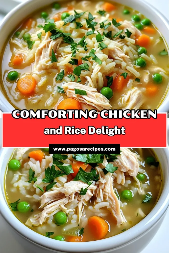 Warm up your day with this Cozy Slow Cooker Chicken & Rice Soup recipe! Packed with tender chicken, aromatic spices, and wholesome veggies, it's the perfect comfort food for any occasion. Simply toss the ingredients into your slow cooker, and let it do all the work for you. Your family will love this easy, hearty meal. Click through to discover this delicious recipe and warm your heart! #SlowCookerSoup #ComfortFood #EasyRecipes #ChickenSoup
