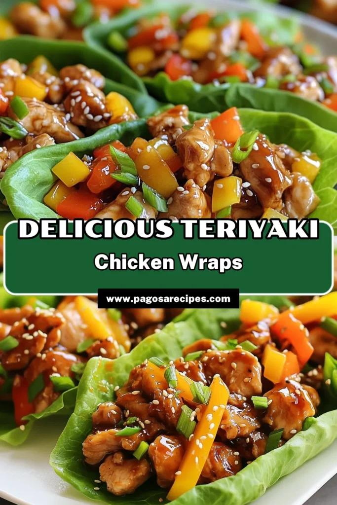 Discover these delicious teriyaki chicken lettuce wraps, a perfect choice for healthy chicken wraps that are both quick and satisfying! Packed with flavor and low in carbs, these Asian chicken recipes are ideal for busy weeknight dinners. In just 30 minutes, you can enjoy a fresh and vibrant meal that's easy to customize! Save this recipe for a delightful dining experience! #HealthyWraps #LowCarbRecipes #AsianCooking #QuickDinnerIdeas