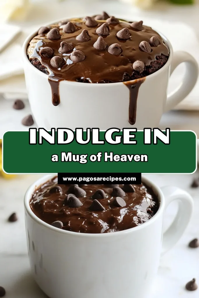 Indulge in a deliciously simple treat with this Chocolate Peanut Butter Mug Cake! This easy mug cake recipe takes just minutes to prepare and is perfect for when you're craving a quick dessert. Made in the microwave, this single serving cake combines rich chocolate and creamy peanut butter for a decadent bite. Ready in under 5 minutes, it’s the ultimate microwave chocolate cake for one. Save this recipe for your sweet tooth cravings! #MugCake #DessertRecipe #ChocolatePeanutButter #QuickDessert