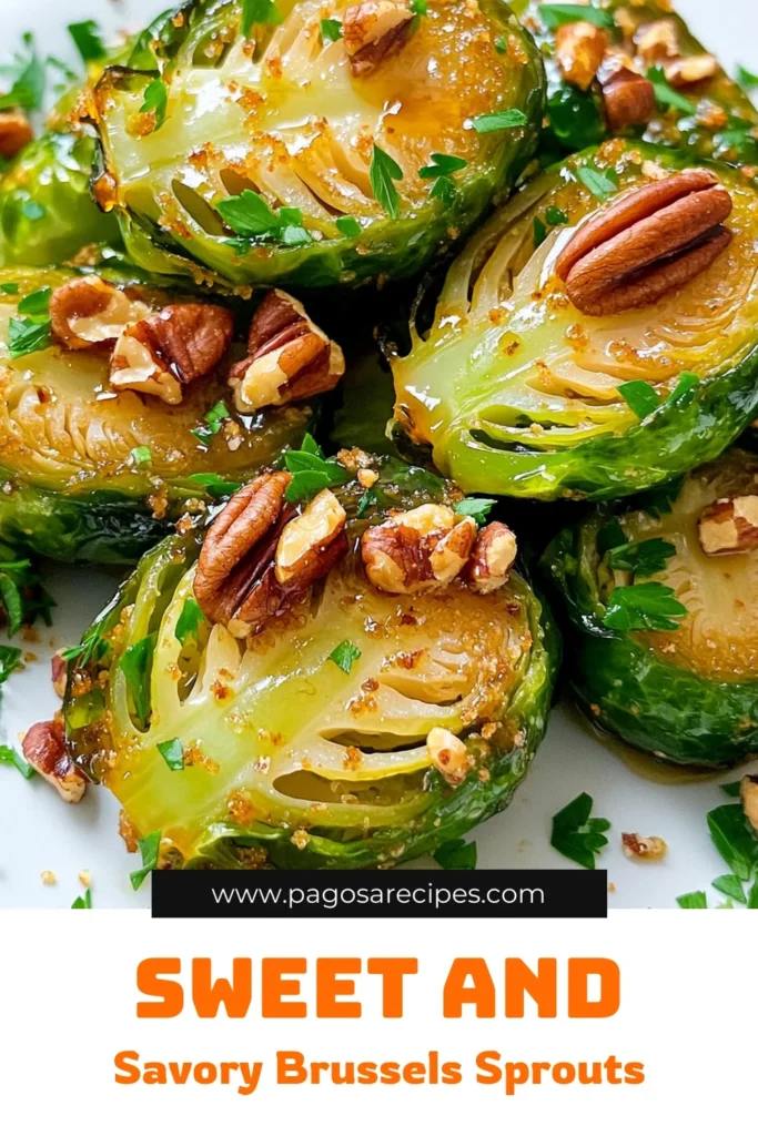 Elevate your dinner table with these delicious Maple Glazed Brussels Sprouts! This easy recipe combines the earthy flavors of Brussels sprouts with the sweetness of maple syrup and the crunch of pecans for a delightful side dish. Perfect for any occasion, these sprouts are roasted to perfection and drizzled with balsamic vinegar. Click through for the full recipe and impress your guests tonight! #BrusselsSprouts #VegetarianRecipes #MapleSyrup #HealthyEating