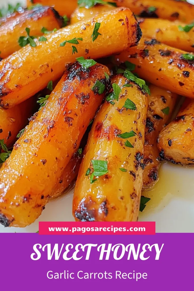 Indulge in this easy carrot recipe for honey garlic roasted carrots that are perfectly caramelized and packed with flavor. This healthy carrot dish makes a fantastic roasted vegetable side for any meal. Simple to prepare, these honey garlic roasted carrots are sure to impress. Try this delicious recipe today and elevate your dinner table! Save this recipe for your next cooking adventure! #HealthyRecipes #VegetableSides #CarrotDish #EasyRecipes