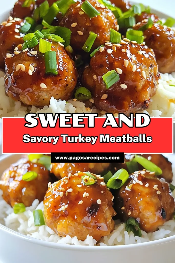 Discover the deliciousness of honey garlic turkey meatballs! This easy turkey meatballs recipe combines healthy ground turkey with a sweet and savory honey garlic sauce recipe, perfect for a quick dinner. These healthy turkey meatballs are baked to perfection and coated in a flavorful sauce that everyone will love. Save this recipe for a tasty and nutritious meal any night of the week! #HoneyGarlicTurkeyMeatballs #EasyTurkeyMeatballs #HealthyTurkeyMeatballs #GroundTurkeyMeatballsRecipe