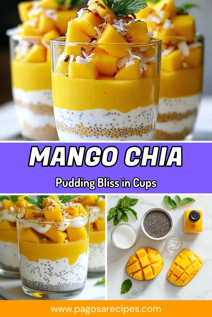 Discover the delightful Mango Chia Pudding recipe that combines creamy coconut milk chia pudding and ripe mango for a refreshing, healthy chia seed dessert. This vegan chia pudding is perfect for breakfast or a satisfying mango parfait dessert. With just a few simple ingredients, you'll impress everyone with this taste of paradise! Save this recipe to make your own Mango Paradise Chia Pudding today! #ChiaPudding #HealthyDessert #MangoRecipes #VeganTreats