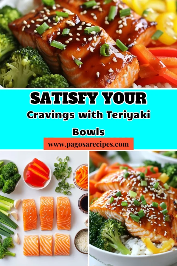 Discover the perfect quick healthy dinner with these savory teriyaki salmon bowls! Made with fresh salmon and vibrant vegetables, this easy salmon recipe is elevated with homemade teriyaki sauce for an irresistible flavor. In just 30 minutes, you can create a delicious salmon and vegetable bowl that’s perfect for any night of the week. Click to save this recipe and enjoy a nutritious meal! #TeriyakiSalmon #EasyRecipes #HealthyDinner #SalmonBowls