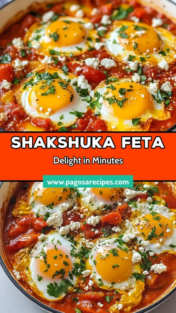 Discover an easy shakshuka recipe that’s perfect for your next Mediterranean breakfast! This Feta Shakshuka features baked eggs with feta in a rich tomato sauce, making it a delicious and satisfying meal. With fresh ingredients and simple steps, you can whip up this delightful dish in just 25 minutes. Try this scrumptious recipe, and don’t forget to save it for later! #Shakshuka #FetaShakshuka #MediterraneanBreakfast #BakedEggsWithFeta