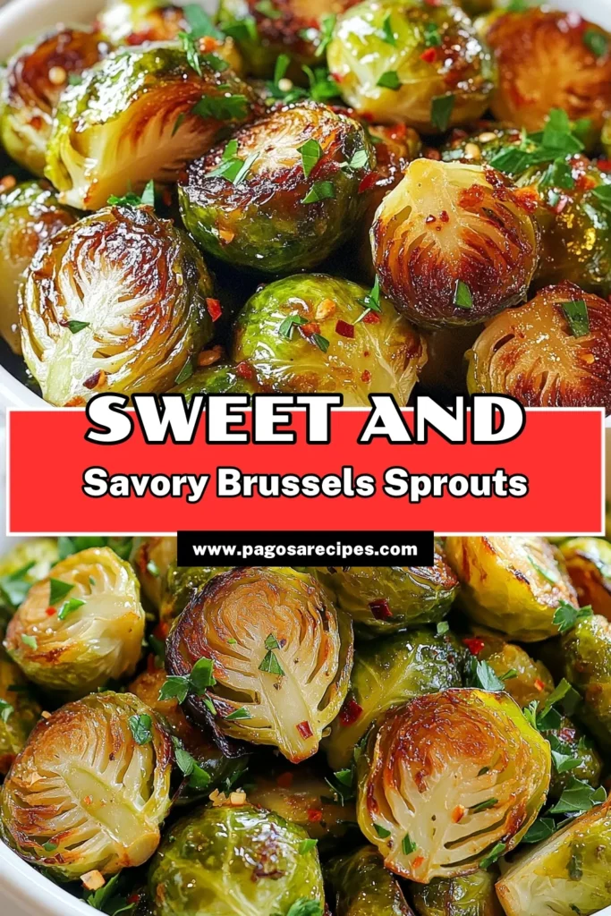 Discover a delicious and healthy Brussels sprouts dish with this honey garlic Brussels sprouts recipe! Perfect as an easy Brussels sprouts side, these roasted Brussels sprouts are coated in a mouthwatering honey-garlic sauce for caramelized perfection. In just 35 minutes, you'll have a flavorful dish that's sure to impress. Save this recipe now and elevate your dinner table with these delightful honey garlic roasted Brussels sprouts! #BrusselsSprouts #HealthyEating #EasyRecipes #RoastedVegetables