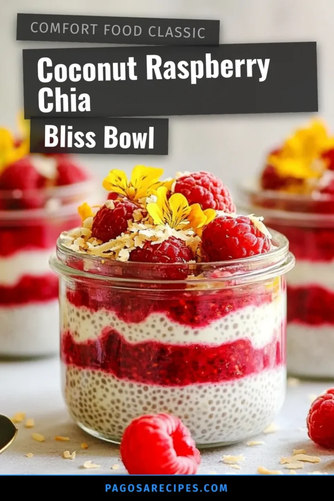 Indulge in this delicious Coconut Raspberry Chia Pudding, a perfect vegan dessert with chia seeds that's both healthy and satisfying. This easy chia seed pudding recipe uses creamy coconut milk and fresh raspberries for a burst of flavor. With just a few simple ingredients, you’ll have a delightful treat ready to enjoy. Try this coconut milk dessert recipe today and elevate your dessert game! Save and share! #CoconutRaspberryChiaPudding #HealthyDesserts #VeganRecipes #ChiaPudding