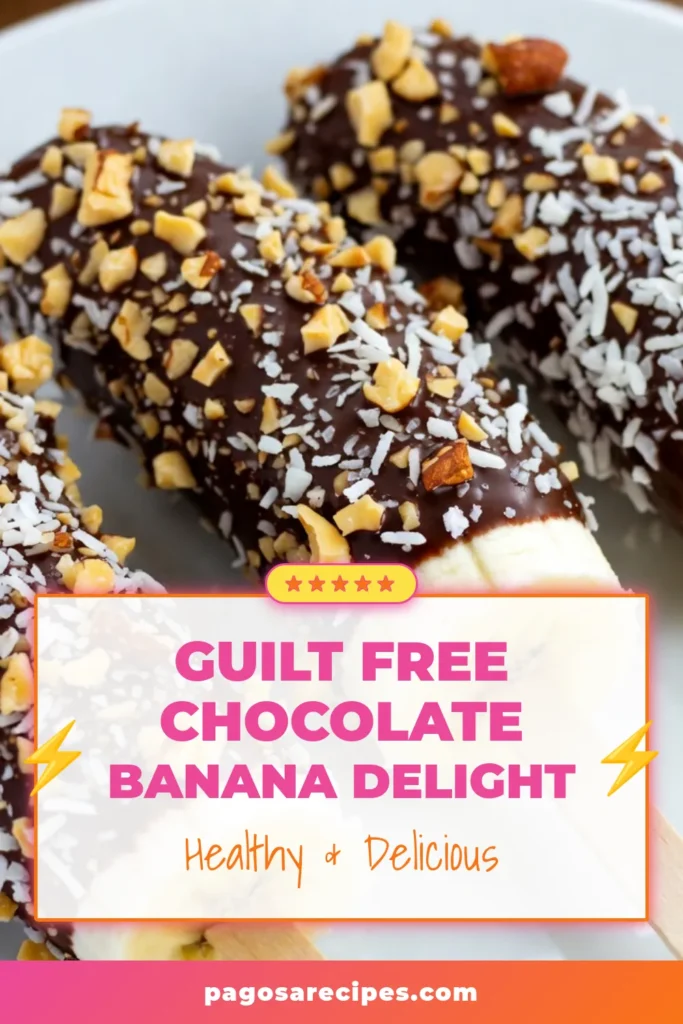 Indulge in these delicious chocolate covered banana pops, the perfect treat for any occasion! These frozen banana treats are a fantastic healthy dessert recipe that’s easy to make. With just a few ingredients, you can whip up this easy chocolate banana recipe that will impress even the pickiest eaters. Get creative with your toppings! Try making these homemade banana pops today and enjoy a guilt-free snack. Don’t forget to save this for later! #HealthyDessert #FrozenTreats #ChocolateBanana #BananaPops